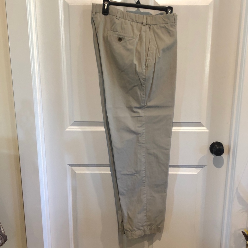Men's Hagar Casual Elastic-Waist Beige Pants